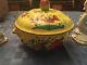 Elysee BY LUNEVILLE FAIENCE DE FRANCE LOUIS XV YELLOW Large SERVING TUREEN- MINT