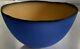 Emily Rossheim Signed Fine Art Pottery Ceramic Thin Decorative Blue Bowl 7