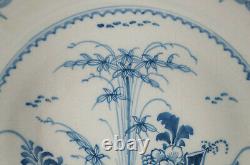 English Lambeth London Delft Hand Painted Underglaze Chinese Garden Bowl C. 1760