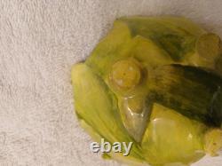 Eva Gordon Footed, 3-D, Hand Painted, Signed Bowl