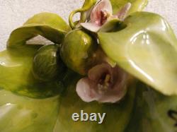 Eva Gordon Footed, 3-D, Hand Painted, Signed Bowl