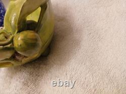 Eva Gordon Footed, 3-D, Hand Painted, Signed Bowl