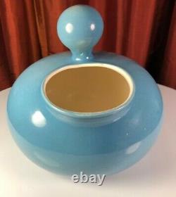 Eva Zeisel Town & Country Red Wing Dusk Blue Soup Tureen RARE Mid Century Modern