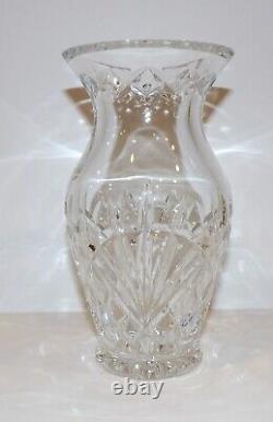 Exquisite Signed Waterford Crystal 8 Beautifully Cut Vase