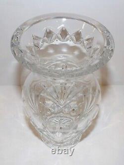 Exquisite Signed Waterford Crystal 8 Beautifully Cut Vase