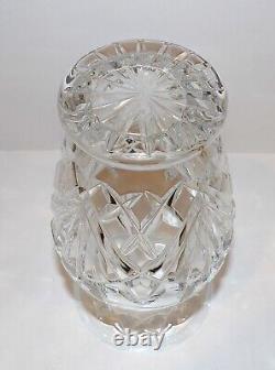 Exquisite Signed Waterford Crystal 8 Beautifully Cut Vase