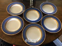 Faberge Athena Greek Key 9 Bowls Set of 6