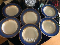 Faberge Athena Greek Key 9 Bowls Set of 6