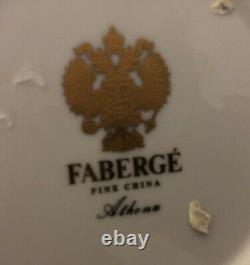 Faberge Athena Greek Key 9 Bowls Set of 6