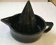 Fabulous HTF Vintage Black Saunders Juicer Reamer Witchs Hat Kitchen Glassware