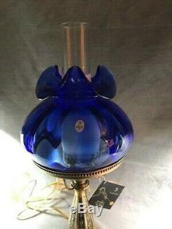 Fenton 5900 KN Cobalt Blue Lamp NIB
