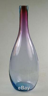 Fenton Art Glass Glass Glassblower's Sample Mulberry Vase