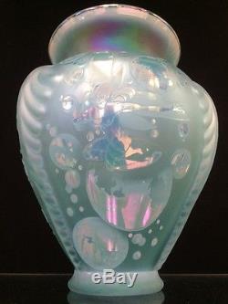 Fenton Art STUDIO Cameo Glass Kelsey Murphy- Bubble Magic