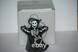 Fenton Black Halloween Skeleton Ghost HP Iob 5278yb