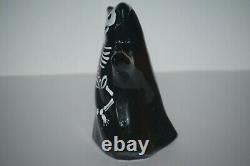 Fenton Black Halloween Skeleton Ghost HP Iob 5278yb