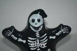 Fenton Black Halloween Skeleton Ghost HP Iob 5278yb