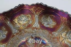 Fenton Carnival Glass Dragon & Lotus Ruby Red