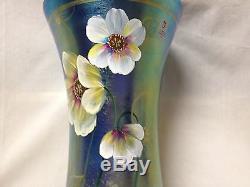 Fenton Hand Painted Lady Elegance Favrene Vase #8559 T7 Price Reduced