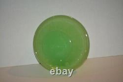 Fenton Jade 2 Piece Fairy Lamp Light 4 1/2 Tall Glass Jadeite