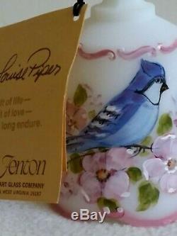Fenton LOUISE PIPER Blue Jay Bell