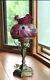 Fenton Ruby Red Christmas Student Lamp The Way Home 1997