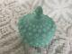 Fenton Turquoise Hobnail Candy Dish PERFECT condition