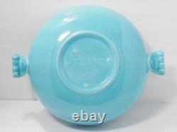 Fiesta Tricolator Bowl Turquoise Rare 1938 Fiestaware Homer Laughlin Unique