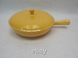 Fiestaware Vintage Yellow French Casserole Fiesta USA 1930's Serving Dish Bowl