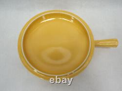 Fiestaware Vintage Yellow French Casserole Fiesta USA 1930's Serving Dish Bowl