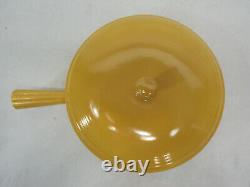 Fiestaware Vintage Yellow French Casserole Fiesta USA 1930's Serving Dish Bowl