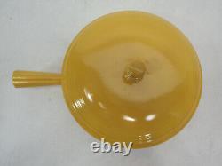 Fiestaware Vintage Yellow French Casserole Fiesta USA 1930's Serving Dish Bowl