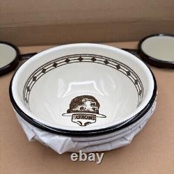 Filson Smokey Bear Enamelware Camp Dish Set Kitchen Mugs Bowls Plates BRAND NEW