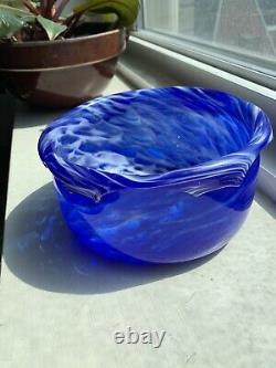 Fine Art Glass Bowl Signed Bernard Katz Philadelphia