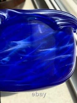 Fine Art Glass Bowl Signed Bernard Katz Philadelphia