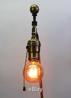 Fine & Rare Vintage STEUBEN CHINESE BUDDHA Art Deco Glass Lamp c. 1950