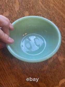 Fire King Jadeite Jadite 10oz Restaurant Bowl with Beaded Rim SET OF 5