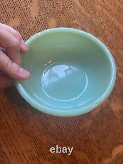 Fire King Jadeite Jadite 10oz Restaurant Bowl with Beaded Rim SET OF 5