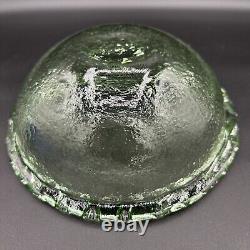 Fire and Light 9 Recycled Art Glass Bowl Celery Green Seagrass