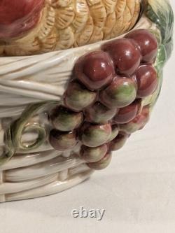 Fitz & Floyd Country Gourmet Turkey Vegetable Bowl Tureen Thanksgiving Retired