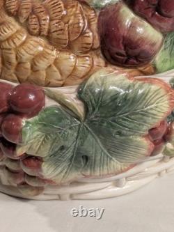 Fitz & Floyd Country Gourmet Turkey Vegetable Bowl Tureen Thanksgiving Retired