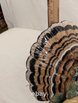 Fitz & Floyd Country Gourmet Turkey Vegetable Bowl Tureen Thanksgiving Retired