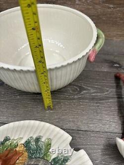 Fitz & Floyd Fish Market Lobster Soup Tureen 3.5 Qt Bowl With Ladle