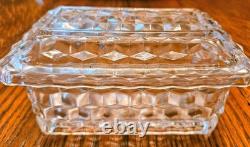 Fostoria American Rectangle Box and Overlap Lid
