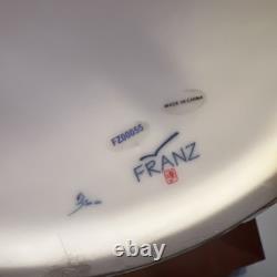 Franz Porcelain Papillon Butterfly Collection Large Bowl 11 1/2 Butterflies