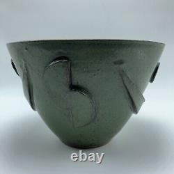 Gerry Williams Pottery Tall Bowl with Geometric Design