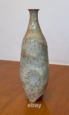Gertrude Otto Natzler Studio Lava Art Pottery Vessel Weed Pot Vtg Design Mcm Old