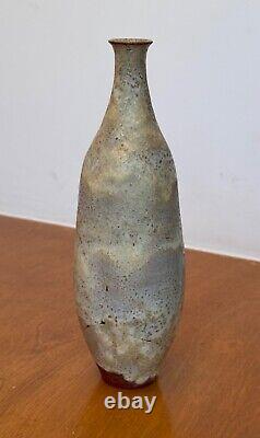 Gertrude Otto Natzler Studio Lava Art Pottery Vessel Weed Pot Vtg Design Mcm Old