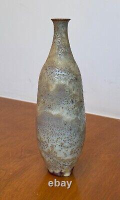 Gertrude Otto Natzler Studio Lava Art Pottery Vessel Weed Pot Vtg Design Mcm Old