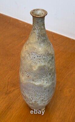 Gertrude Otto Natzler Studio Lava Art Pottery Vessel Weed Pot Vtg Design Mcm Old