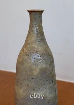 Gertrude Otto Natzler Studio Lava Art Pottery Vessel Weed Pot Vtg Design Mcm Old